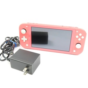 95344★1円スタート★Nintendo 任天堂 美品 ニンテンドー Nintendo Switch Lite 本体 スイッチライト HDH-S-PAZAA ゲームハード コーラル