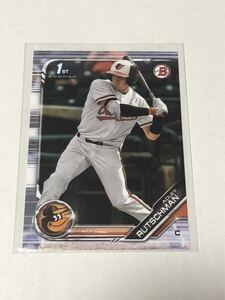 Adley Rutschman 2019 Bowman 1st Rookie Card RC Baltimore Orioles⑤