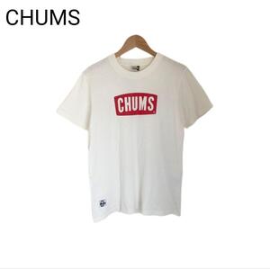 CHUMS　Tシャツ　プリント　ボックスロゴ　アウトドア　アメリカ　US古着　L