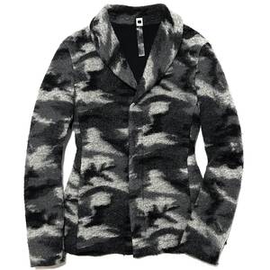 定価4.4万 wjk Switch Camouflage wool jersey shawl jkt サイズS ジャケット カーディガン ブルゾン akm 1piu ジュンハシモト