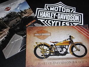 非売品 限定1! ★HARLEY-DAVIDSON ハーレーダビッドソン グッズ4点セット ★バッグ,BA1927プレート等 ★レア! 匿名配送! 早いもの勝ち!!