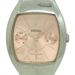 SEIKO(セイコー) 腕時計 LUKIA(ルキア) 5Y89-5A20 レディース ピンクベージュ