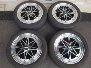 軽四・軽トラに!WORK Equip 15インチアルミ+ヨコハマ ECOS 165/55R15 2本・ヨコハマ ブルーアース 165/55R15 2本 計4本セット!!