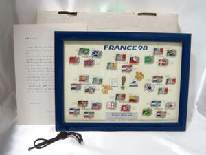 M1-891◆即決 中古 FIFA ワールドカップフランス 1998 公式ライセンスピンバッジ・コレクターズセット