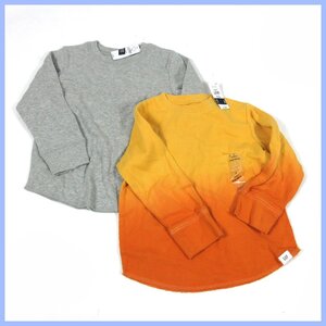 ▲★GAP kids(ギャップキッズ)◆子供服 無地長袖Tシャツ◆ロンT◆2点セット◆2Ｙ／９５cm◆未使用美品◆