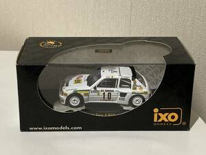 送料無料　1/43 イクソ　プジョー205 Peugeot 205 Turbo 16V EVO 2 #10 Rally Monte Calro 1986 ミニカー　模型　IXO-RAC075