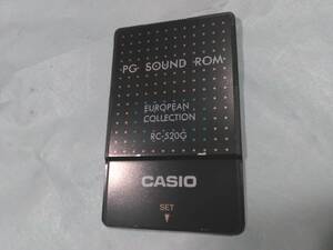 PG SOUND ROM RC-520G EUROPEAN COLLECTION 完品セット★カシオ CASIO PG-300 PG-380