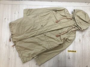 GAP ギャップ レディース マウンテンパーカー ジャケット 比翼ジップ M ベージュ