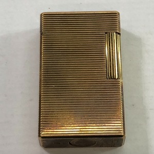 04wy6732∞【1円～】 ST.Dupont デュポン ライン1 ガスライター ゴールド 中古品