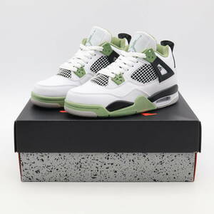 【新品未使用】Nike WMNS Air Jordan 4 Oil Green ナイキ ウィメンズ エアジョーダン4 オイルグリーン 22.5cm AQ9129-103