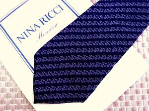 0^o^0ocl♪FK8489 【鳥ロゴ】【NINA RICCI】ニナリッチ ネクタイ★