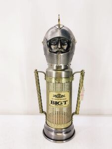 3/ NIKKA WHISKY BIGT Gold Label ニッカ ウイスキー ボトルカバー 甲冑 騎士 現状品 / NY-1907