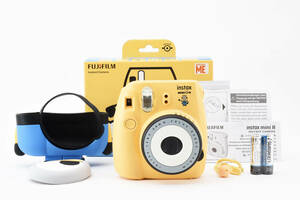 極上元箱付＊FUJIFILM インスタントカメラ チェキ instax mini8 ミニオン