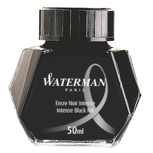 WATERMAN ウォーターマン ボトルインク 50ml ブラック S0110710 （旧 S2270110）