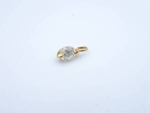 K18　ダイヤ　0.212ct　ペンダントトップ　約0.26g　(ABAH1D-003)