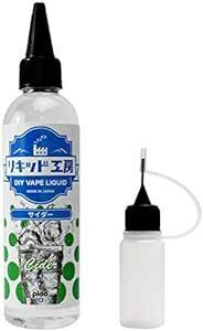 プルプラ 国産 電子タバコリキッド VAPE(ベイプ)リキッド 大容量 120ml 日本ハッカ使用 便利な目盛付きボトル ニードル