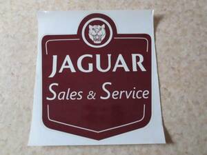ジャガーサービス店看板ステッカー・稀少品・英国車JAGUAR・007
