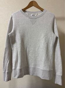 LOOPWHEELER BEAMS PLUS別注 ループウィラー Sweat Crew Neck ビームスプラス ビームス size M トレーナー スウェット 前V グレー