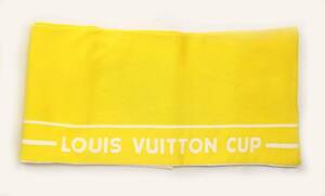 ルイヴィトン マフラー ヴィトンカップ イエロー コットン カシミヤ ロゴ ＬＶ LOUIS VUITTON ルイ・ビトン ルイ・ヴィトン ルイビトン