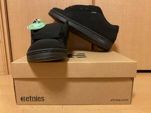 【Etnies shoes】Kingpin US9.0 27.0cm ,Black/black.