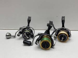 01w4476★1円~ スピニングリール 3点まとめ DAIWA SHIMANO REVROS LT3000S-CH-DH 060068 FX2000 他 ダイワ シマノ 等 ジャンク品