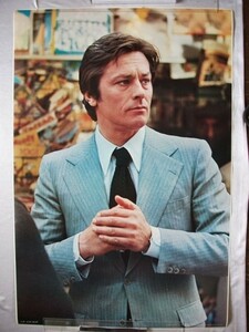 大型ポスター アラン・ドロン 92*62cm I.P.C ALAIN DELON K-40