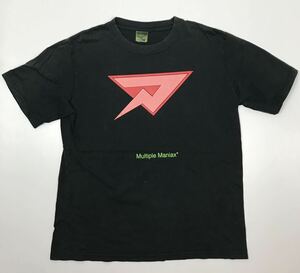 黒 プリントTシャツ ロゴ tee ビッグサイズ　ビッグシルエット