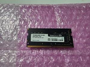 即決 Team製 8GB DDR4 PC4-2400T PC4-19200 260pin 送料140円～