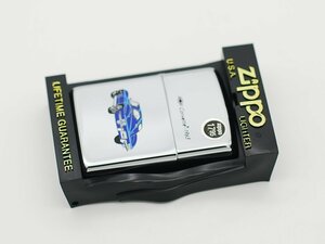 ■【YS-1】 ジッポー Zippo オイルライター ■ Corvette-1963 コルベット 40周年記念 1993年製 ■ 銀色系 全長約5.7cm 【同梱可能商品】■C