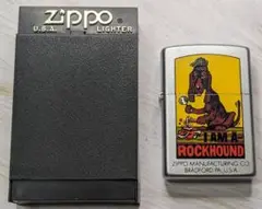 【Zippo】Zippoライター(ROCKHOUND)　ヴィンテージ　2001年