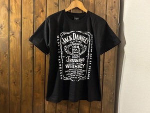 新品★ジャックダニエル　ラベル　プリントTシャツ★テネシー/ウィスキー/JACK DANIELS