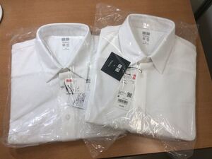 希少【未使用 2点セット】UNIQLO ユニクロ×Theory セオリー 半袖 スリムフィット エアリズム ポロシャツ サイズM ホワイト