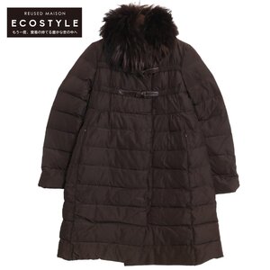 MONCLER モンクレール ブラウン レミン LEMMING ダウンコート ブラウン O コート ナイロン レディース 中古