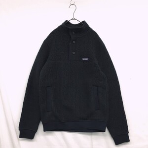 KZ5601★patagonia : 23040 SHEARLING FLEECE PULLOVER★S★ネイビー パタゴニア シアーリング フリースプルオーバージャケット ボア