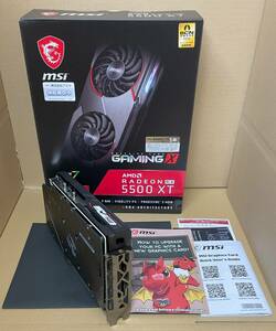 【送料無料】 【中古品】MSI AMD RADEON RX 5500 XTを搭載。デュアルファンクーラー「TWIN FROZR 7」