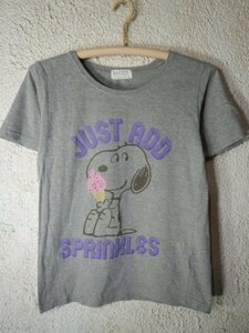 ｎ8016　PEANUTS　ピーナッツ　スヌーピー　半袖　tシャツ　人気　送料格安