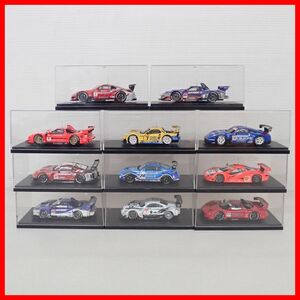 ☆外箱欠品 エブロ 1/43 RAYBRIG NSX SuperGT’06 No.100/XANAVI NISMO Z SuperGT 2007 No.23/Calsonic IMPUL Z ’06 等 計11台セット【20