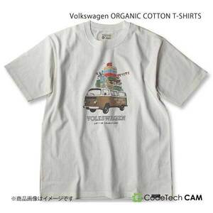 Codetech コードテック Volkswagen ORGANIC COTTON T-SHIRTS ホワイト Mサイズ CO-KVW-2354W