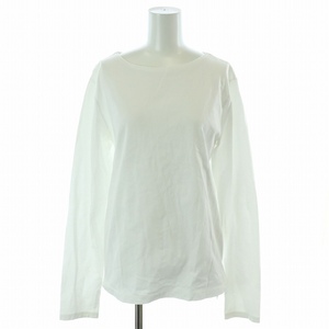 イエナ IENA 23SS SUVIN COTTON コンパクトTシャツ カットソー 長袖 F 白 ホワイト 23070900513010 /KL レディース