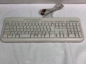 S.Y Microsoft Wired Keyboard 600 白 キーボード PC 周辺機器 パソコン