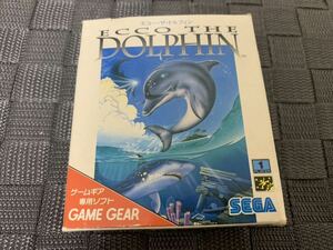 GGソフト エコー・ザ・ドルフィン（ECCO THE DOLPHIN) 箱・取説付き 完備 SEGA GAME GEAR ゲームギア 美品 送料込み セガ イルカ