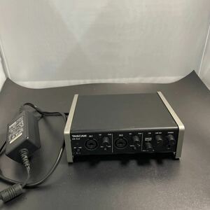 「R42_15T」TASCAM US-2x2 タスカム オーディオインターフェース　現状出品　動作品　アダプター付き