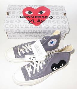 PLAY COMME des GARCONS CONVERSE HI grey 26.5cm ハイカット コンバース コムデギャルソン