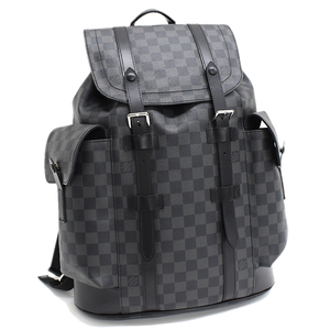 セール ルイヴィトン クリストファーMM バックパック リュック N41379 ダミエグラフィット ブラック LOUIS VUITTON