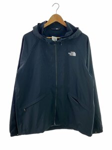 THE NORTH FACE◆TNF BE FREE JACKET_TNFビーフリージャケット/L/ポリエステル/ブラック/無地