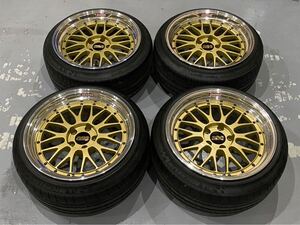 BBS LM 18インチ 10J+20 GTR R32 R33 R34 114.3 225/40r18 ４本セット