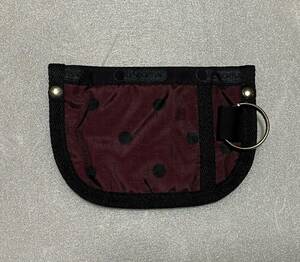 廃番新品レスポートサック LeSportsac キーコインポーチMULBERRY　DOT