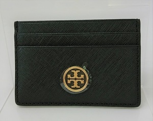 新品 トリーバーチ TORY BURCH レザー カードケース パスケース 名刺入れ 黒 ブラック