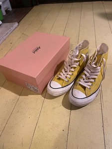 DK CONVERSE コンバース ADDICT アディクト CHUCK TAYLOR チャックテイラー CANVAS HI キャンバスハイ MUSTARD マスタード US8.5 27cm