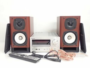 ONKYO システムコンポ CDレシーバー CR-555 + スピーカー D-55EX セット オンキヨー オンキョー ◆ 6EB0F-1